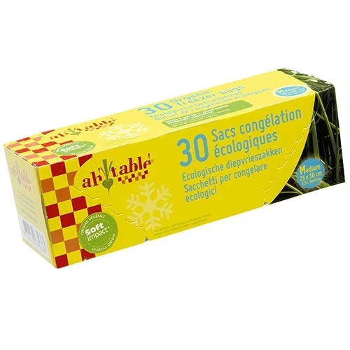 Fryseposer af bioplastik 30 stk 2,5L