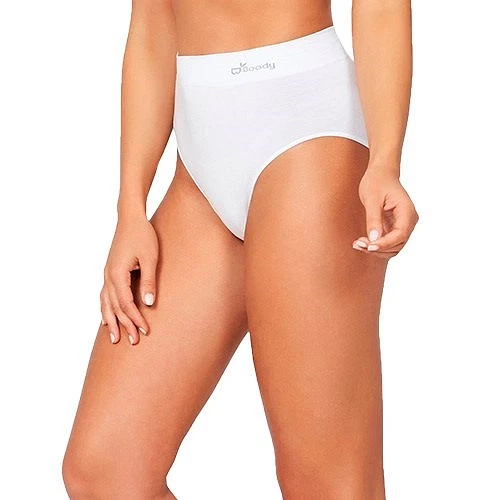 Trusser Maxi Full Brief til kvinder Hvid str. XL Boody