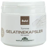 Gelatine kapsler tomme 360 kapsler