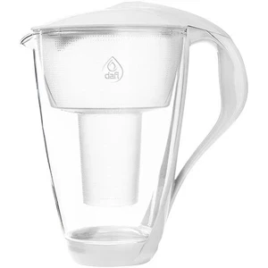 Kande i Glas Hvid Dafi 2 Liter