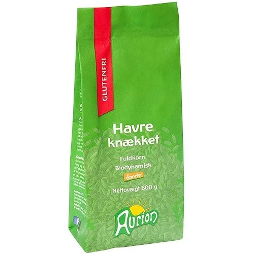 Glutenfri knækket havre Ø Demeter 800 g