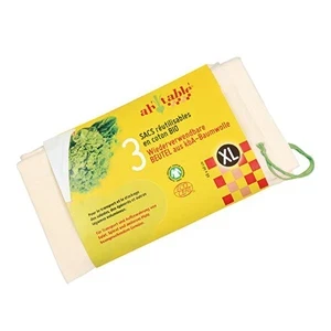 Grøntsagsposer øko bomuld str. XL, 3 stk.