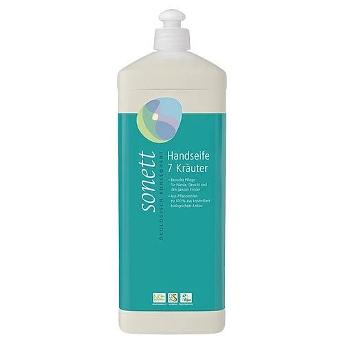 Håndsæbe 7 urter Sonett 1 liter