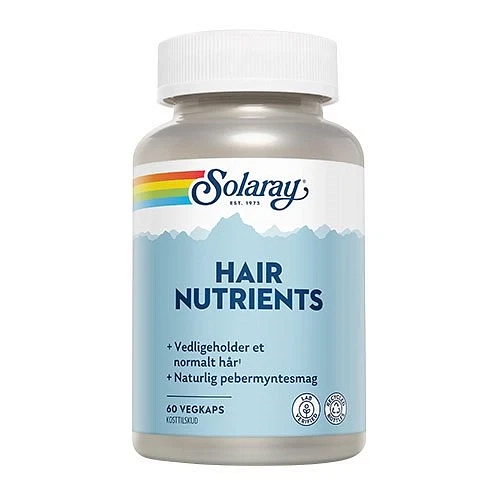 Hair Nutrients Solaray 60 VegKaps