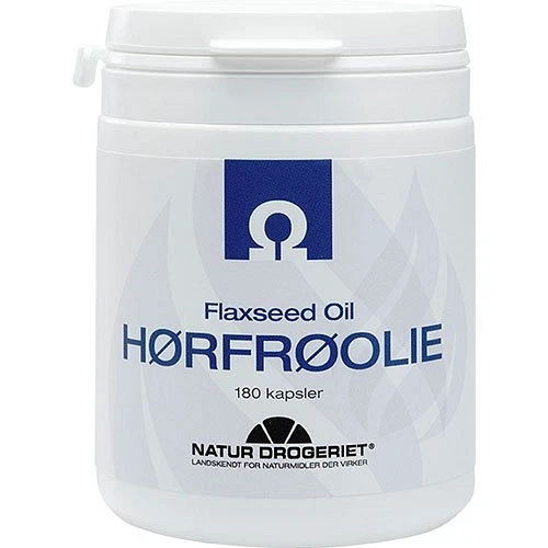 Hørfrøolie kaps 500 mg