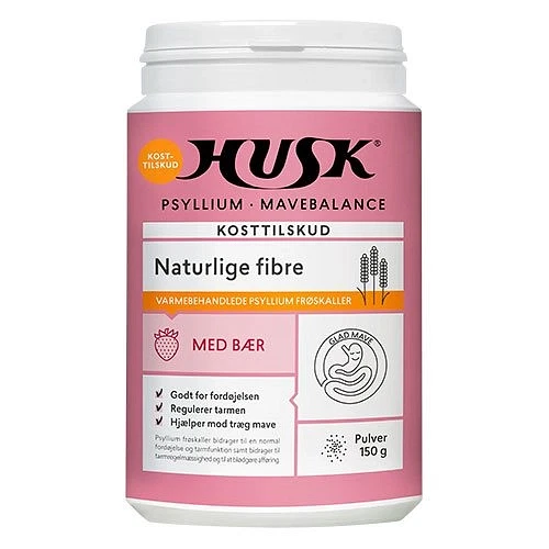 HUSK Psyllium Mavebalance med bær