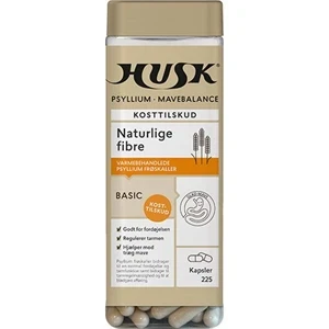 Husk Psyllium Mavebalance 225 vegetabilske kapsler