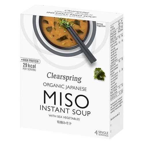 Miso Instant Soup med Tang Clearspring 40 g økologisk