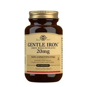 Gentle Iron 20 mg Solgar 90 vegetabilske kapsler