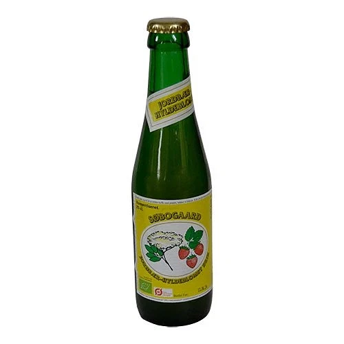 Jordbær-hyldeblomstdrik Ø 25 cl