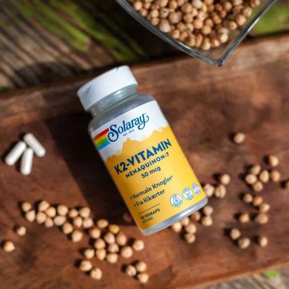 K2-vitamin 50 mcg Solaray 30 VegKaps