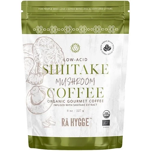 Kaffe m. Shiitake svampeekstrakt- hele bønner Ø 227 g
