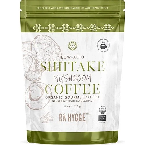 Kaffe m. Shiitake svampeektrakt - filtermalet Ø 227 g