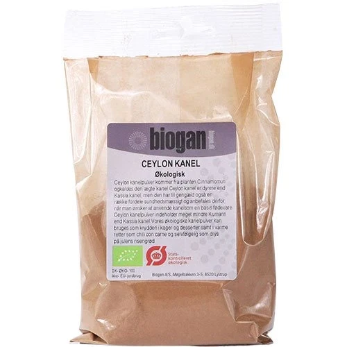 Ceylon Kanel Stødt Biogan 100 g økologisk