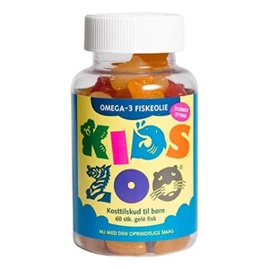Omega-3 Fiskeolie Kids Zoo 60 geléfisk