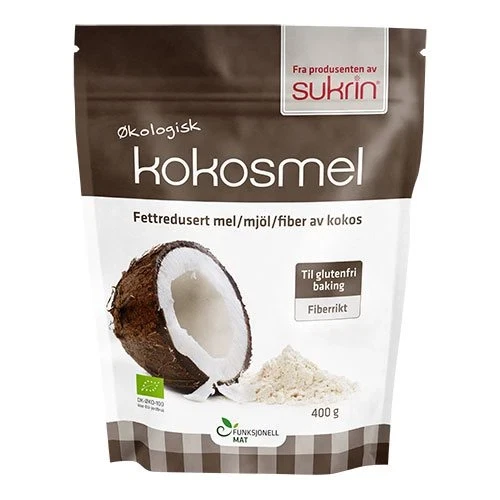 Kokosmel Fintmalet glutenfri 400 g økologisk