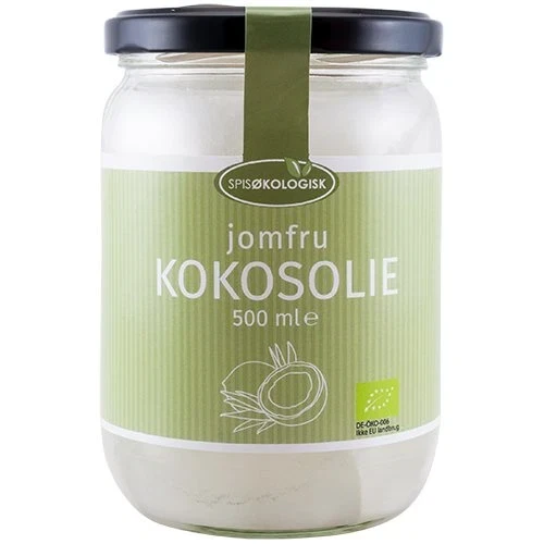 Kokosolie koldpresset jomfru Ø Spis Økologisk 500 ml