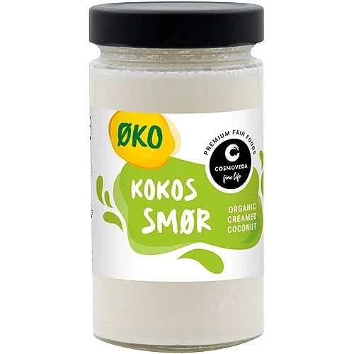 Kokossmør Coconut Creamed Cosmoveda 350 g økologisk