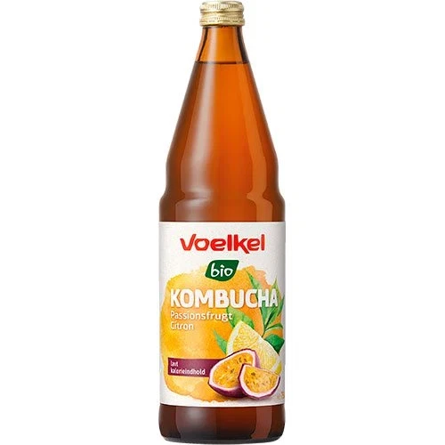 Kombucha med passion og citron Ø 750 ml
