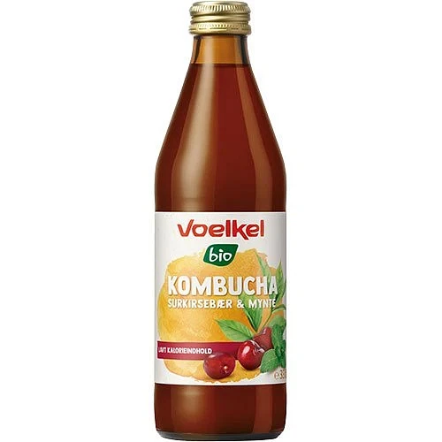 Kombucha Surkirsebær-Mynte Ø 330 ml