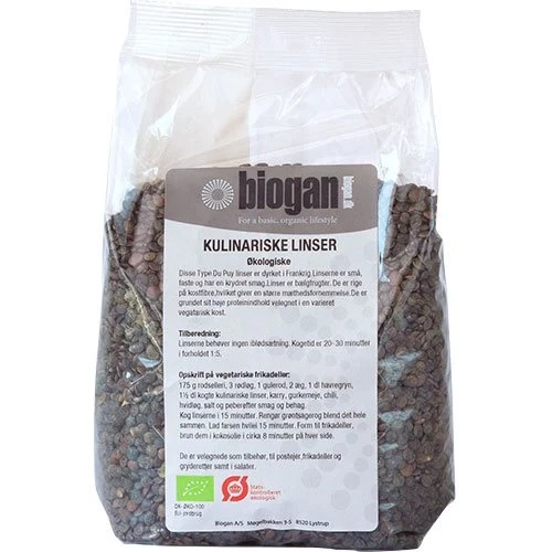 Linser Kulinariske type Du Puy 750 g økologisk