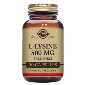 L-Lysine 500 mg Solgar 50 vegetabilske kapsler