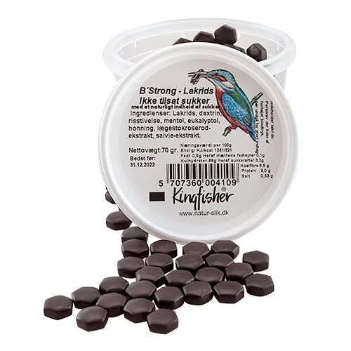 Lakrids B\' Strong Kingfisher 70 g