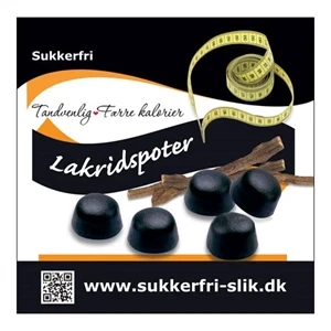 Lakridspoter Sukkerfri 90 g