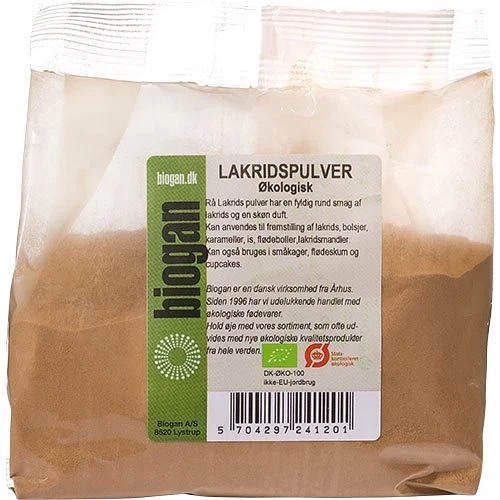 Lakridspulver 100 g økologisk