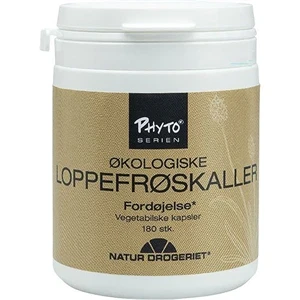 Loppefrøskaller 180 vegetabilske kapsler økologisk