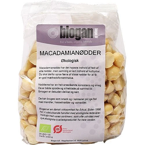 Macadamianødder rå Ø 400 g