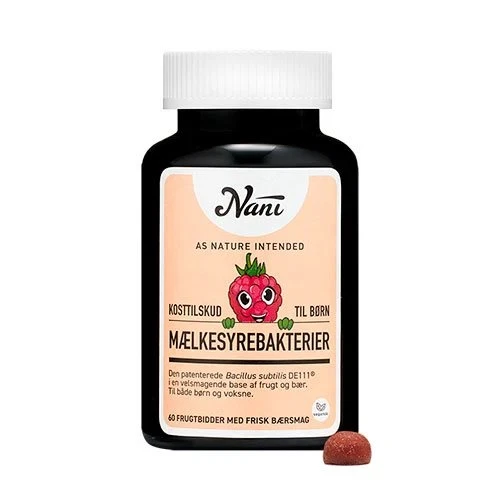 Mælkesyrebakterier til børn 60 gum.