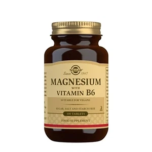 Magnesium with Vitamin B6 Solgar 100 tabletter