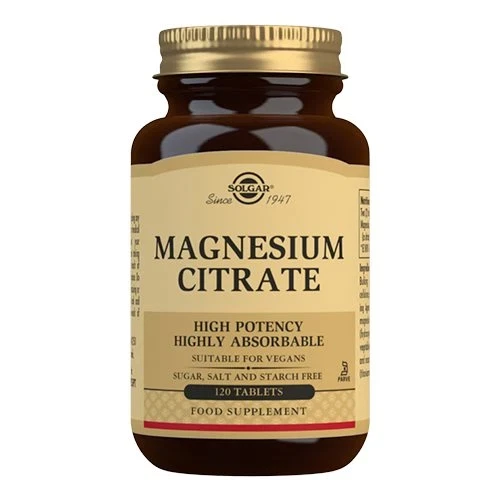 Magnesium Citrate Solgar 120 tabletter