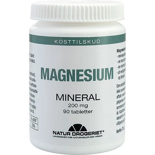 Magnesium Mineral 200 mg 90 tabletter