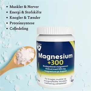 Magnesium +300 60 vegetabilske kapsler