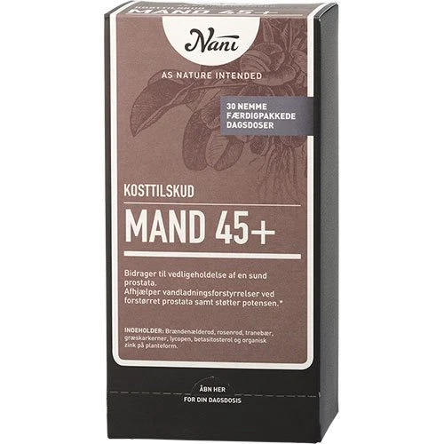 Mand 45+ helsepakke 30 br. 
