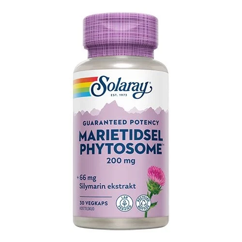 Marietidsel Phytosome Solaray 30 VegKaps