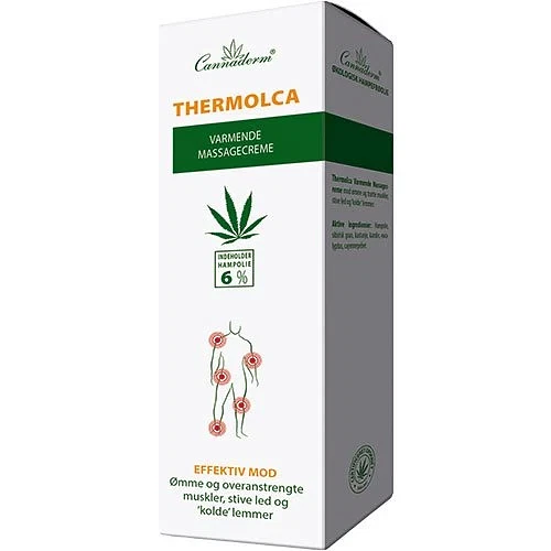 Thermolca Varmende Massage Creme Cannaderm 200 ml