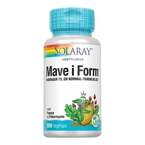 Mave i Form Solaray 100 vegetabilske kapsler