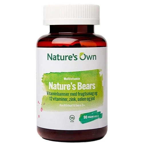 Multivitamin Natures Bears 90 stk.