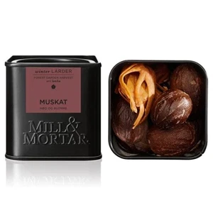 Muskat Nød og Blomme Hel Mill & Mortar 45 g økologisk