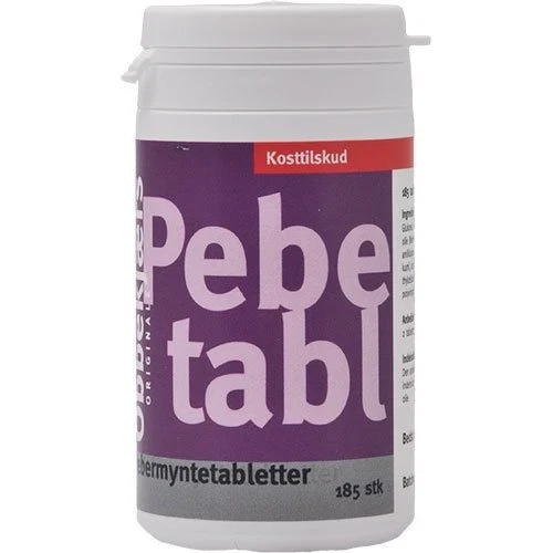 Obbekjærs Originale Pebermyntetabletter 185 tabletter