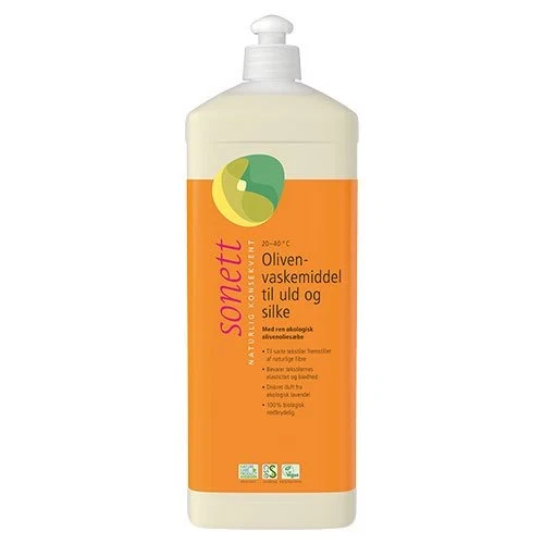 Olivenvaskemiddel til Uld og Silke Sonett 1 liter