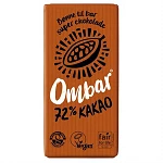 Ombar Raw chokolade 72 % Ø