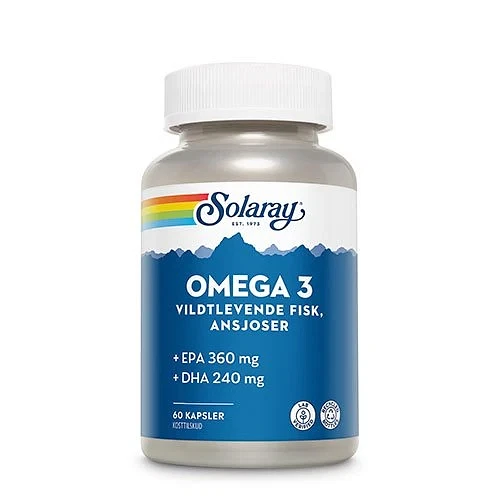 Omega 3 Solaray 60 kapsler