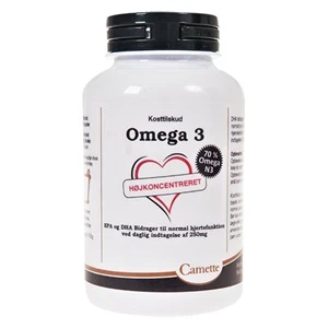 Omega 3 Camette 120 kapsler