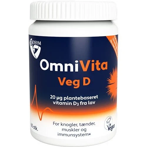OmniVita Veg D  60 kapsler. 