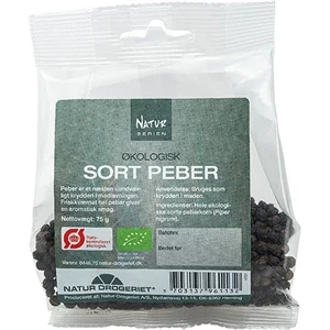 Peber Sort Hel 75 g økologisk