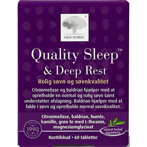 Quality Sleep Deep Rest 60 tabletter